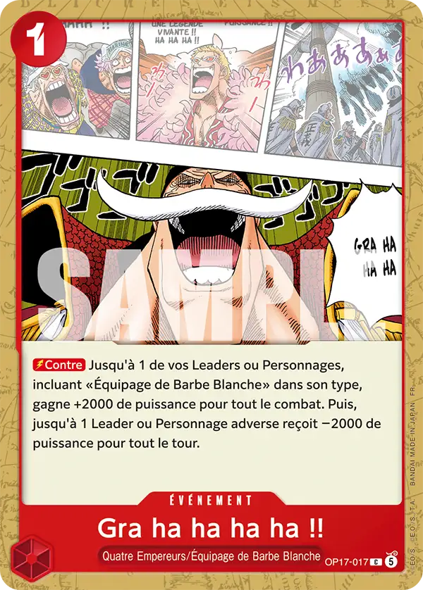 Gra ha ha ha ha !! (OP17-017)