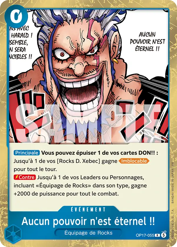 Aucun pouvoir n'est éternel !! (OP17-055)