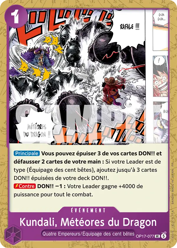 Kundali, Météores du Dragon (OP17-077)