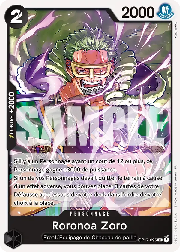 Roronoa Zoro (OP17-095)